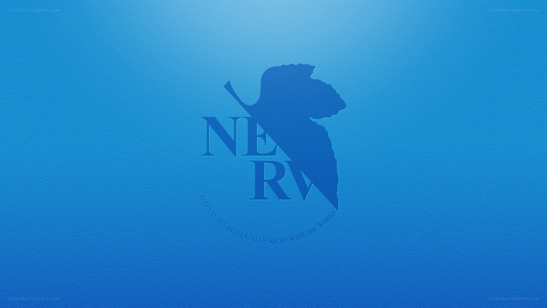 Nerv logo on blue background