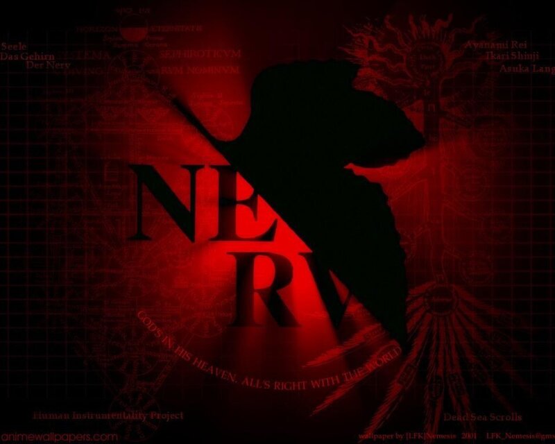 Nerv logo with silhouette