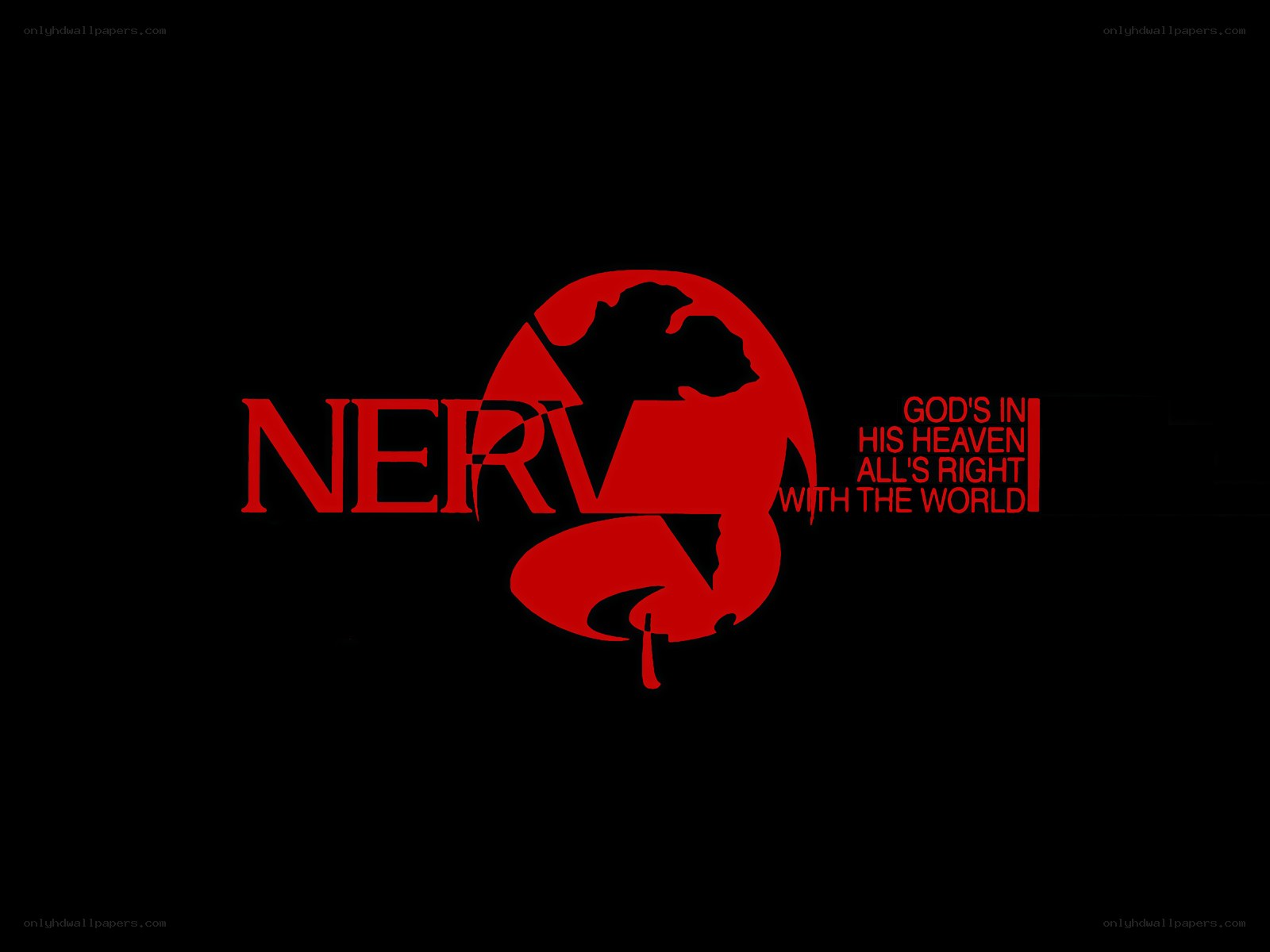 NERV logo with tagline