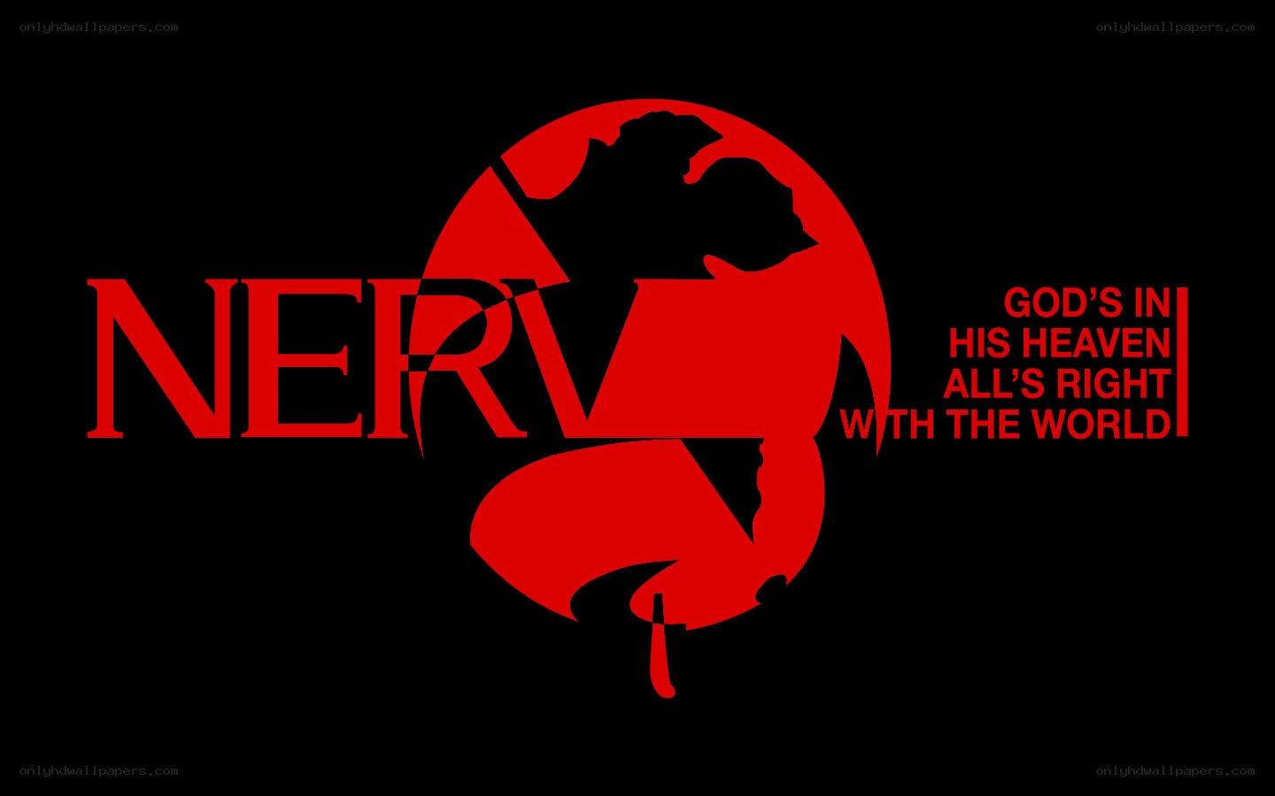 NERV logo with tagline