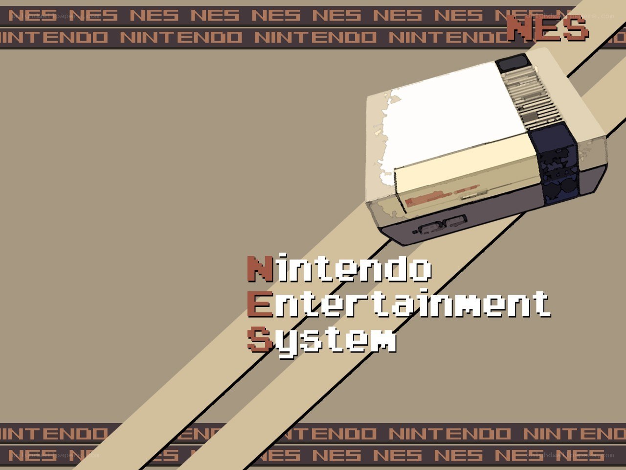 NES console artwork