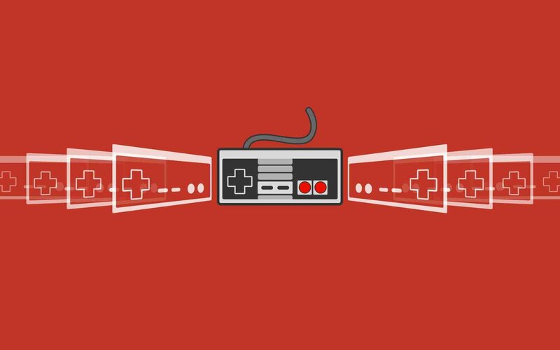 Nes Controller in Motion