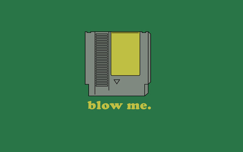 NES Game Cartridge — Green, Minimalist, Vector Art