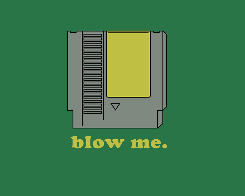 NES Game Cartridge — Green