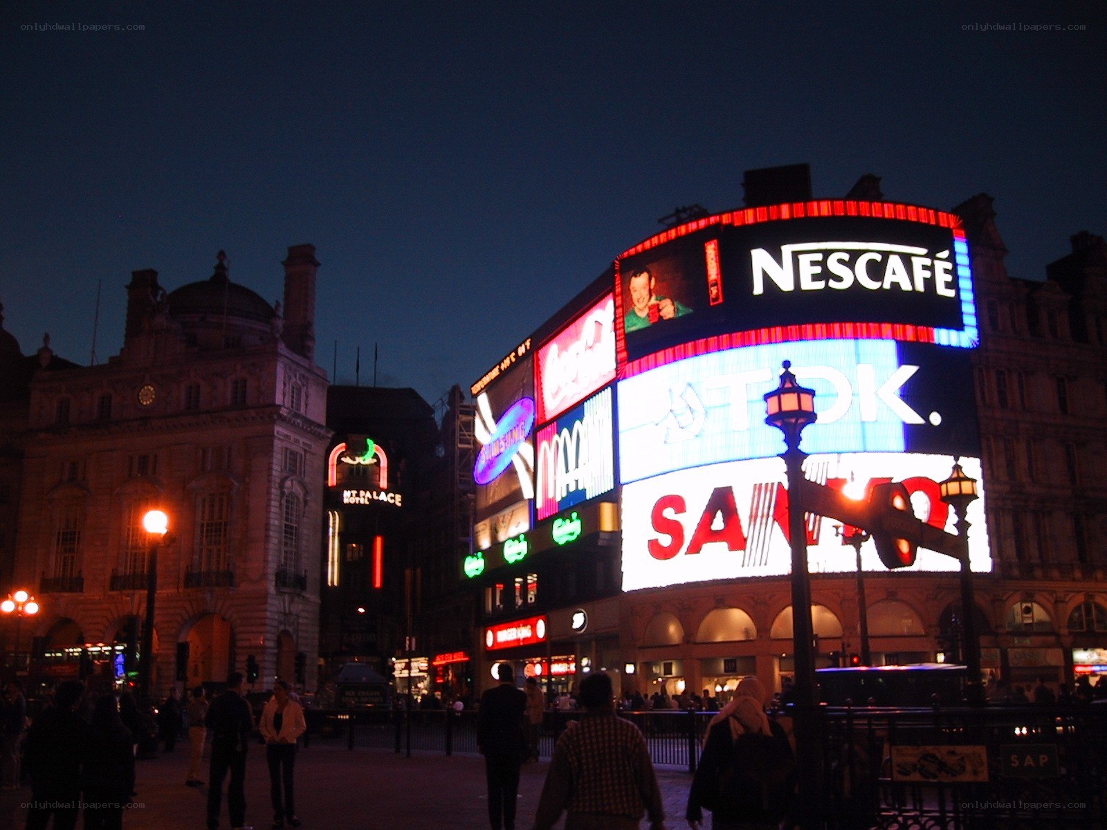 Nescafe billboard at Piccadilly Circus
