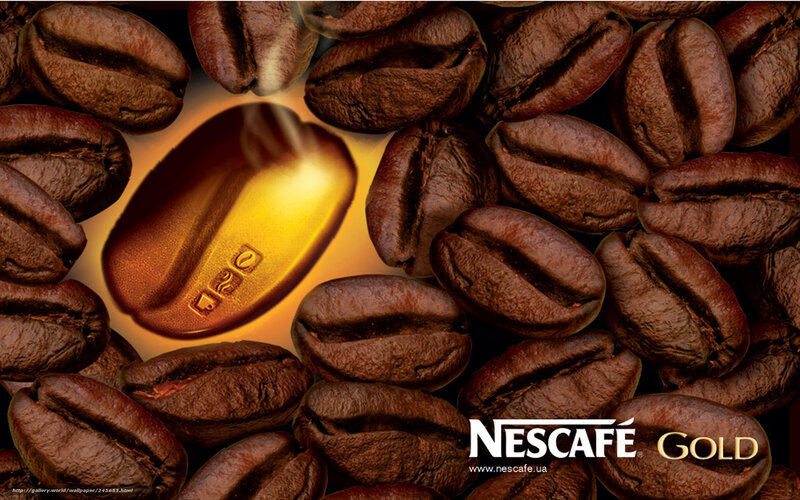 Nescafe Gold coffee beans