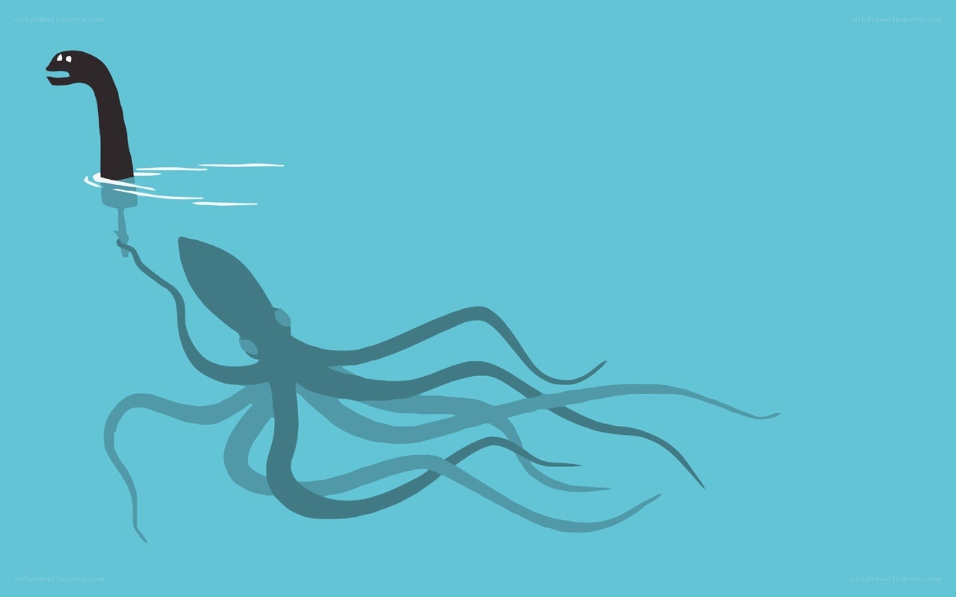 Nessie as an octopus