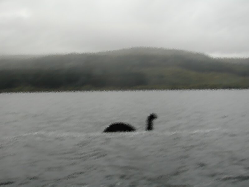 Nessie in Loch Ness
