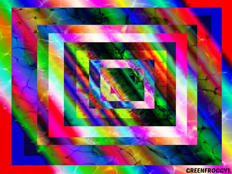 Nested Colorful Squares