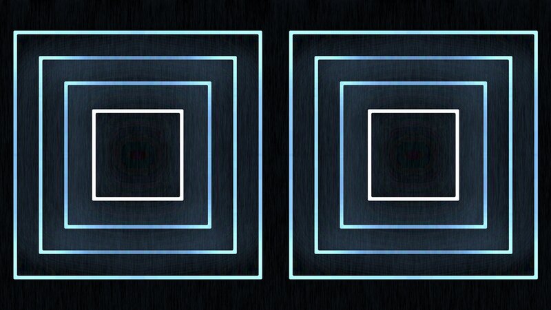 Nested Glowing Squares