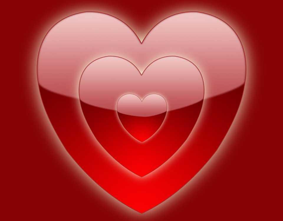nested red hearts