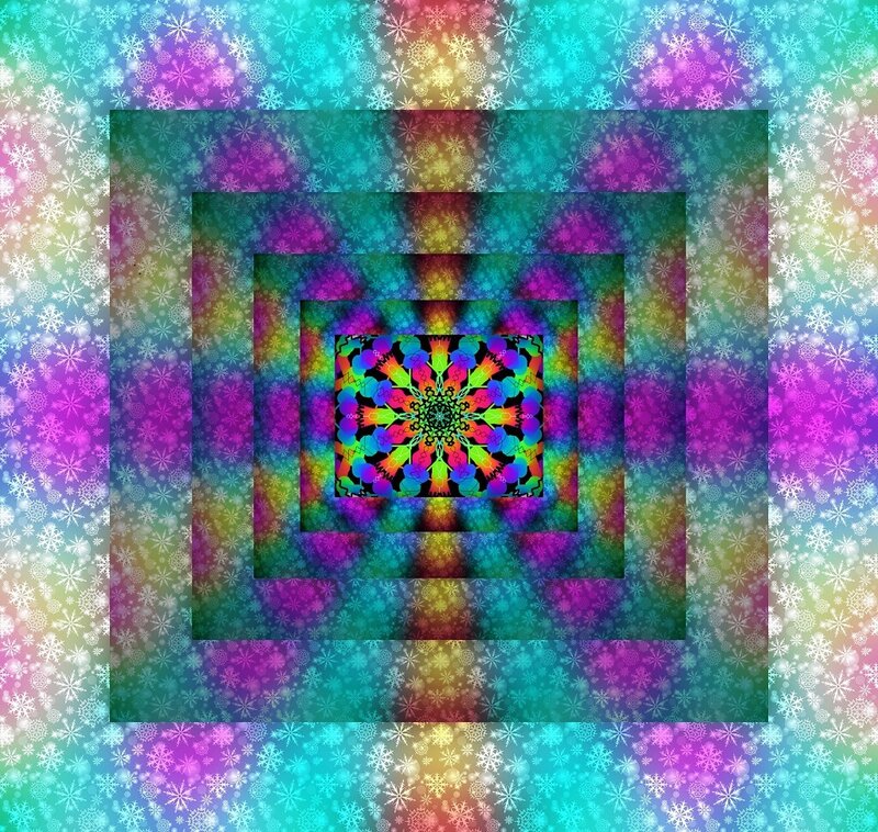 Nested Square Mandala