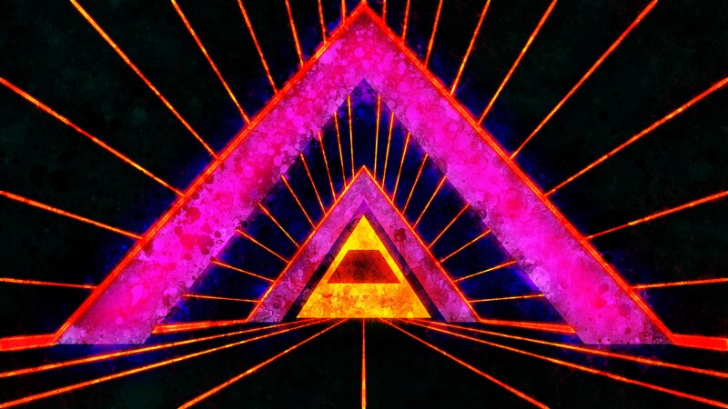 Nested Triangles with Rays