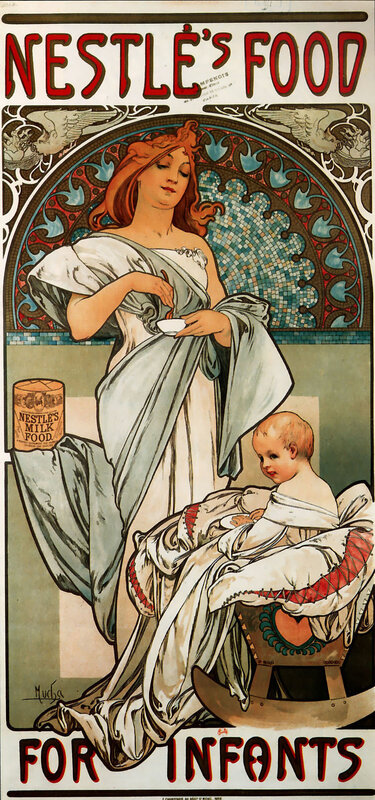 Nestle's Food for Infants poster