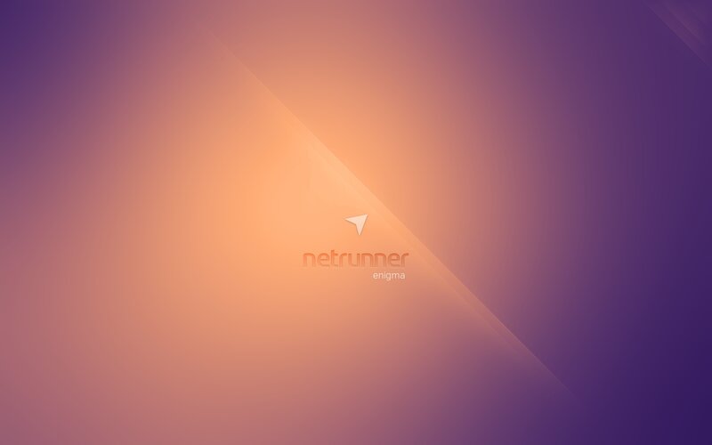 Netrunner Enigma Logo — Purple