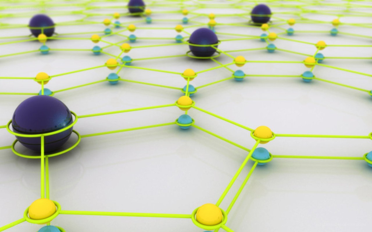 network of connected nodes