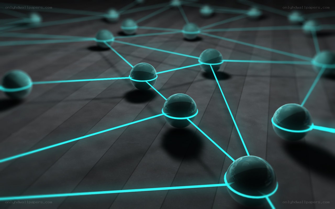 network of connected nodes
