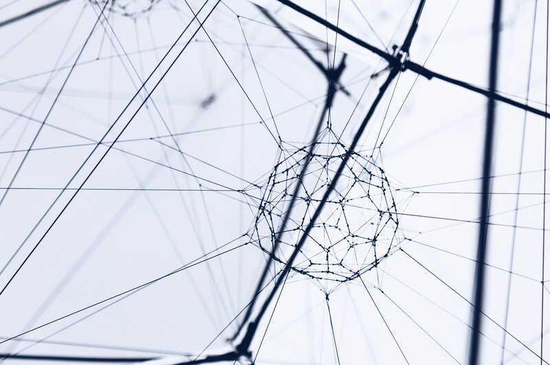 network of interconnected lines