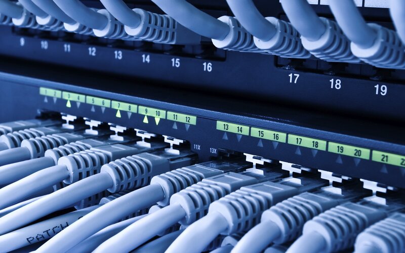 Network Switch with Cables