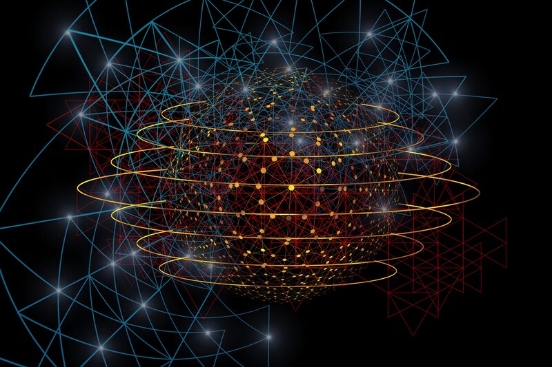 Networked Sphere with Rings