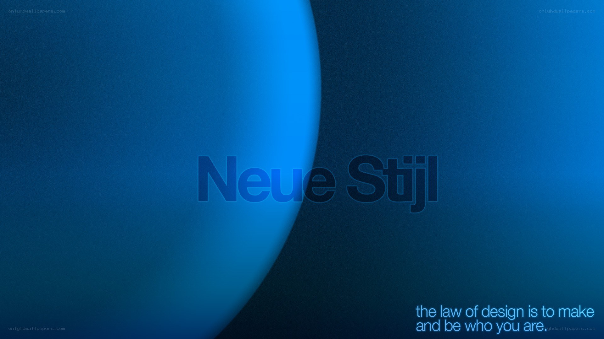 Neue Stijl design quote