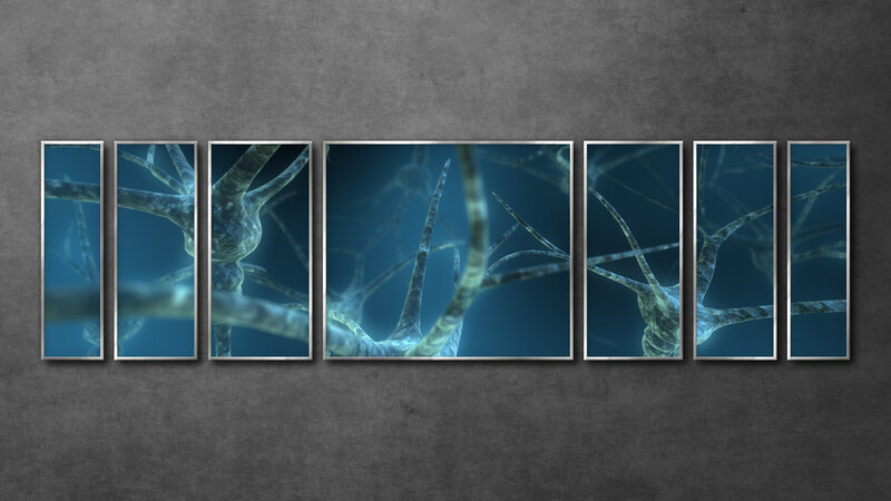 Neural network art installation