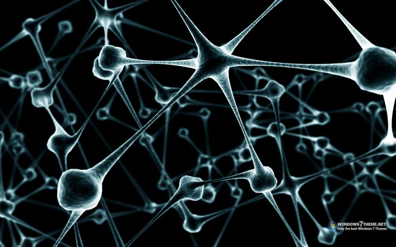 Neural Network Cells — Blue, Scientific
