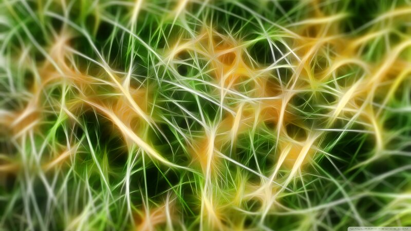 Neural Network Pattern — Green