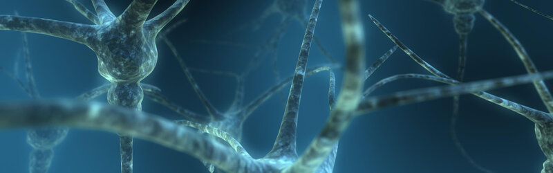 Neural Network Structure — Blue, Scientific