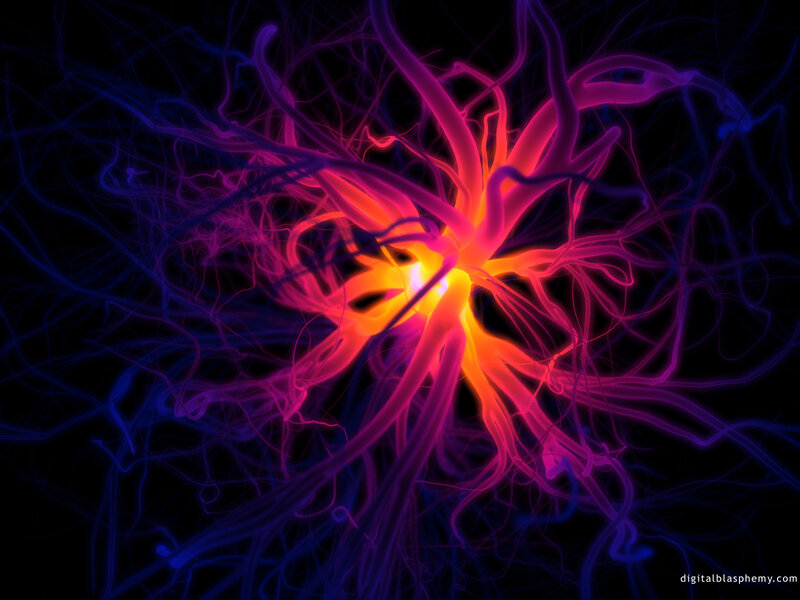 Neural Network Visualization — Purple, Energetic