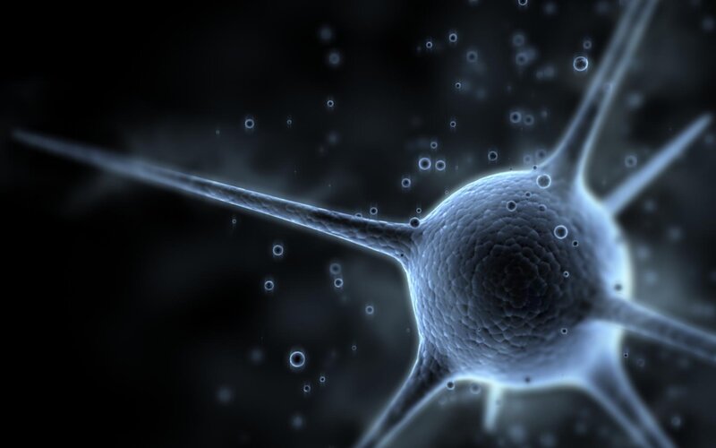 Neuron Cell — Blue, Scientific