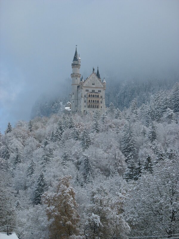 Neuschwanstein Castle in winter