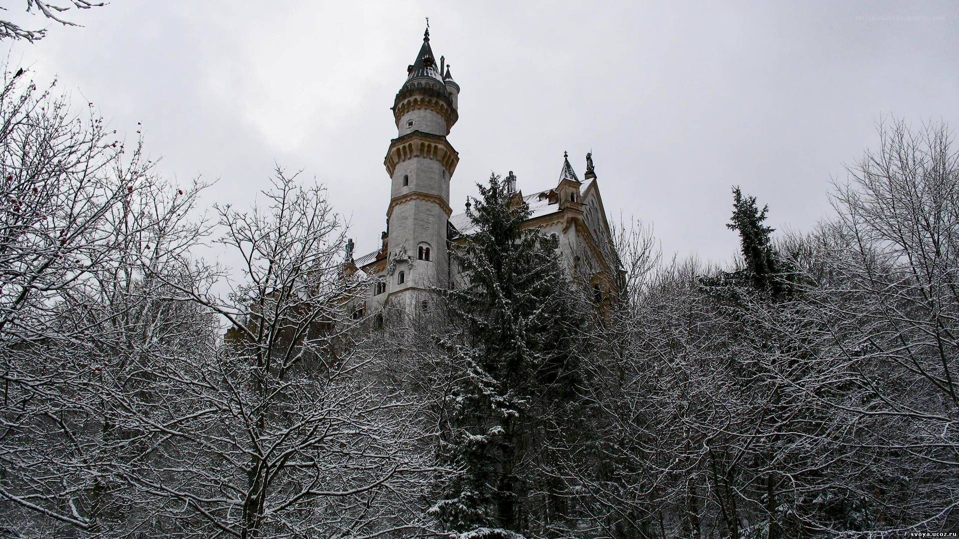Neuschwanstein Castle in winter