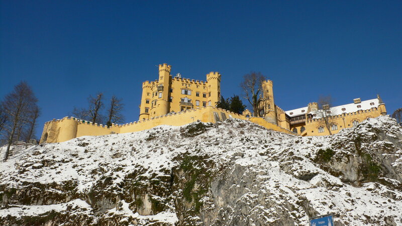 Neuschwanstein Castle in winter