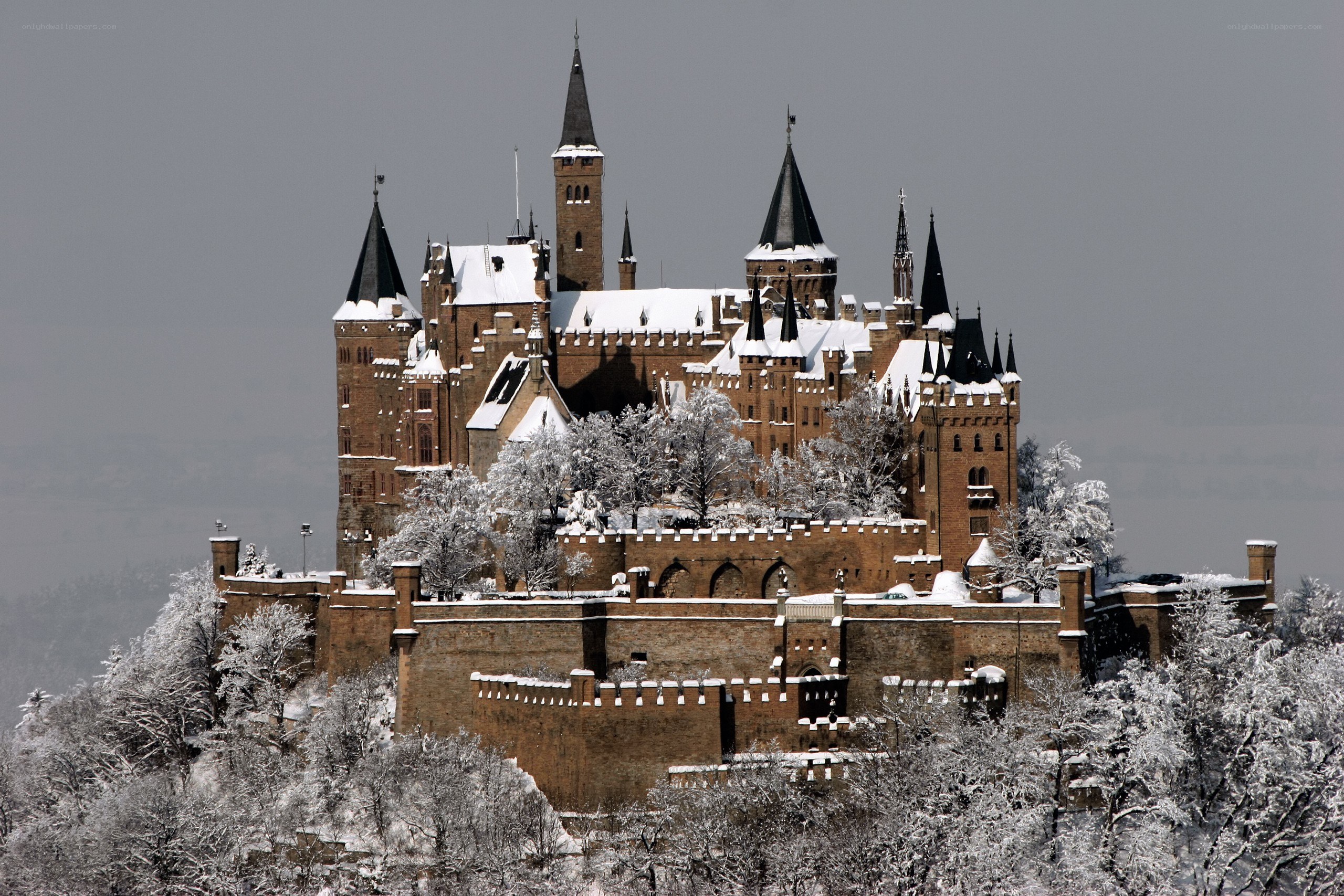 Neuschwanstein Castle in winter