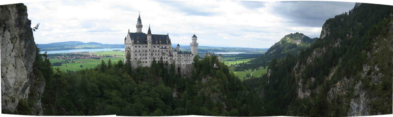Neuschwanstein Castle panorama