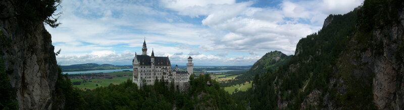 Neuschwanstein Castle panorama