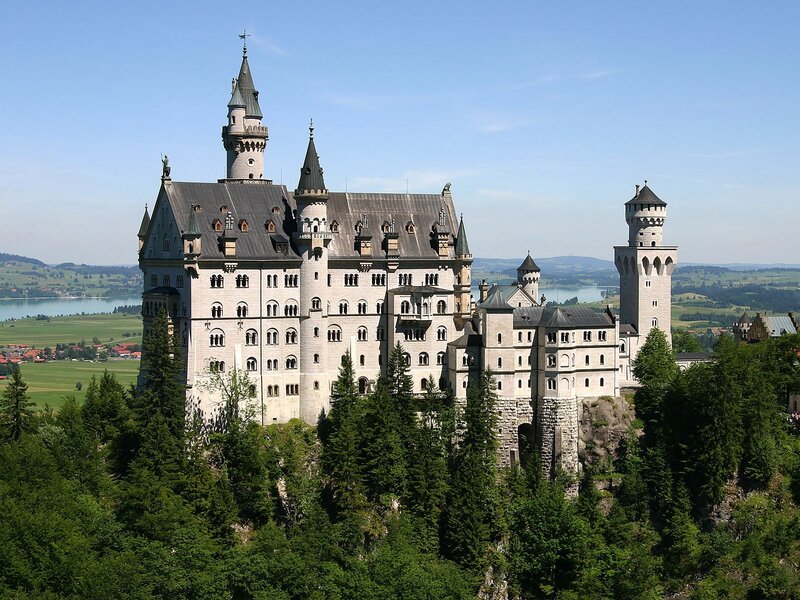 Neuschwanstein Castle — White, Afternoon