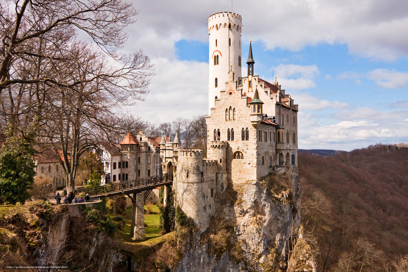 Neuschwanstein Castle — White, Dramatic, Afternoon, Photograph