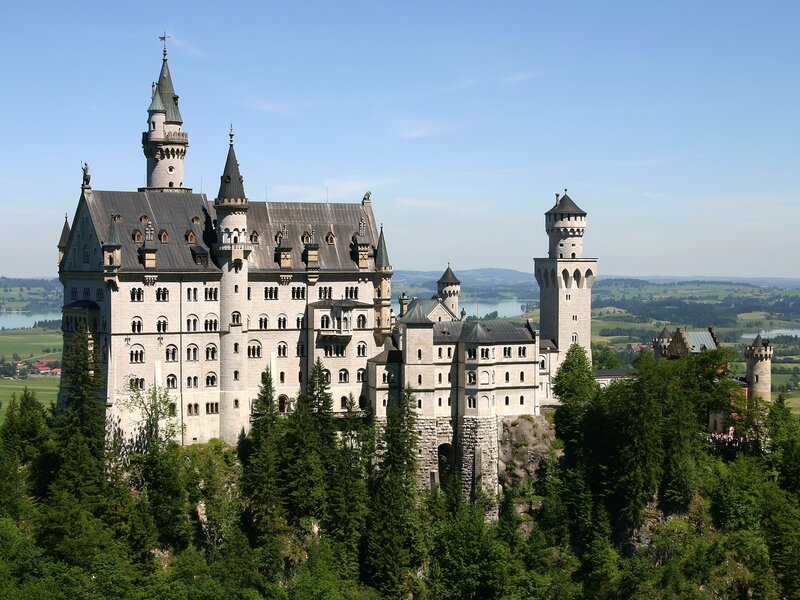 Neuschwanstein Castle — White, Serene, Afternoon