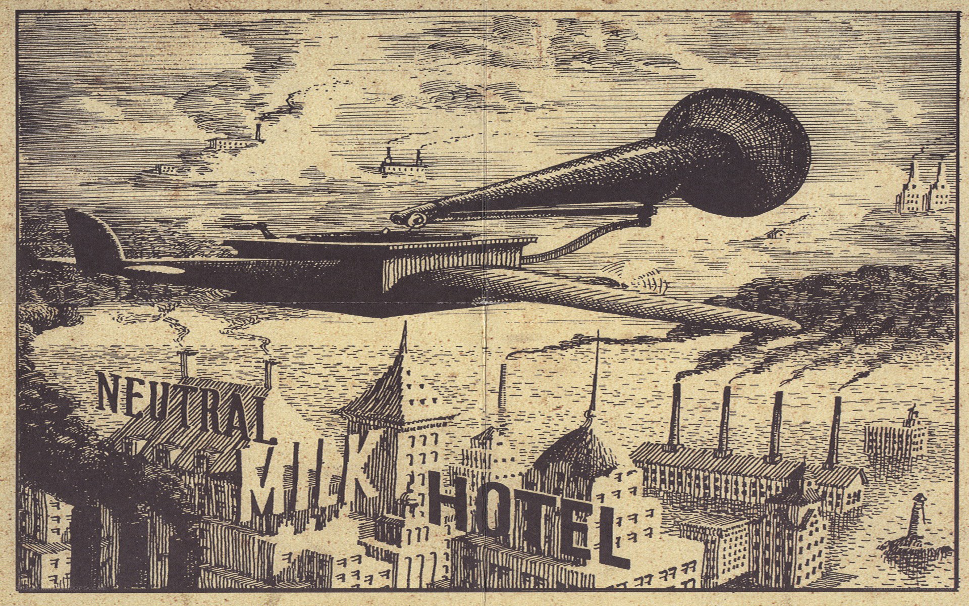Neutral Milk Hotel illustration