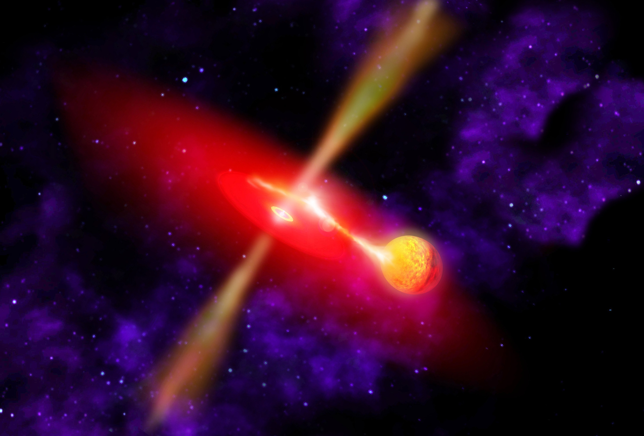 Neutron star collision