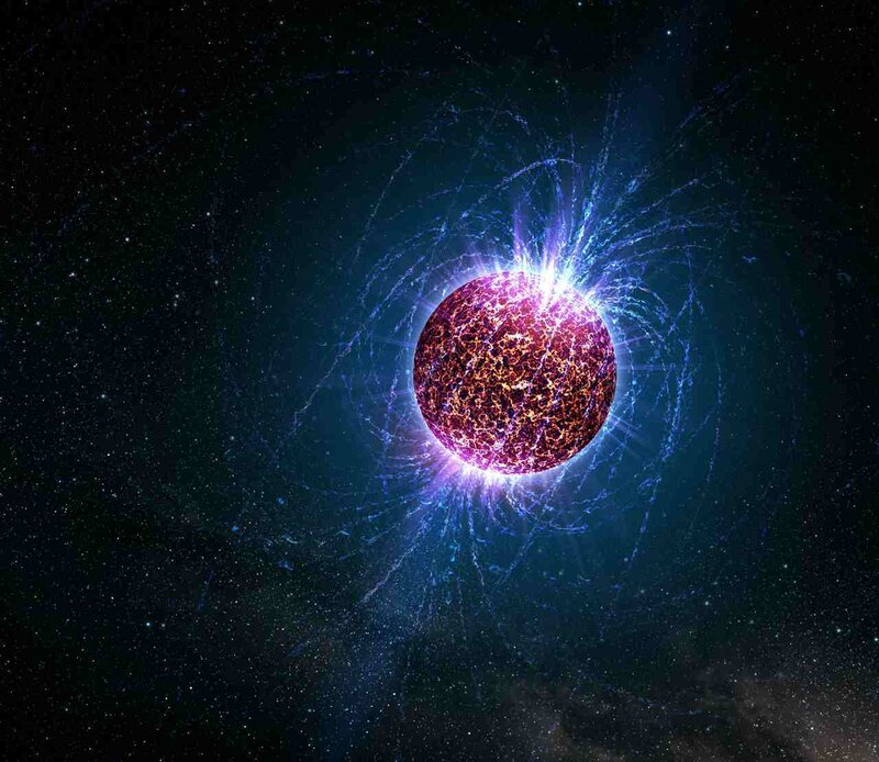 neutron star in space