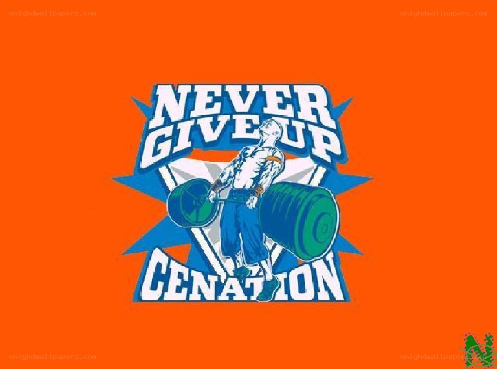 Never Give Up Cenation