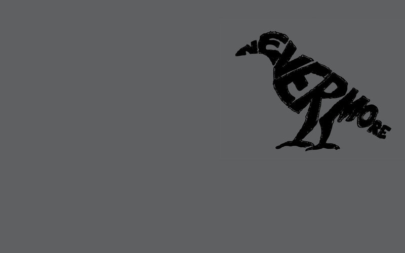 Nevermore bird logo