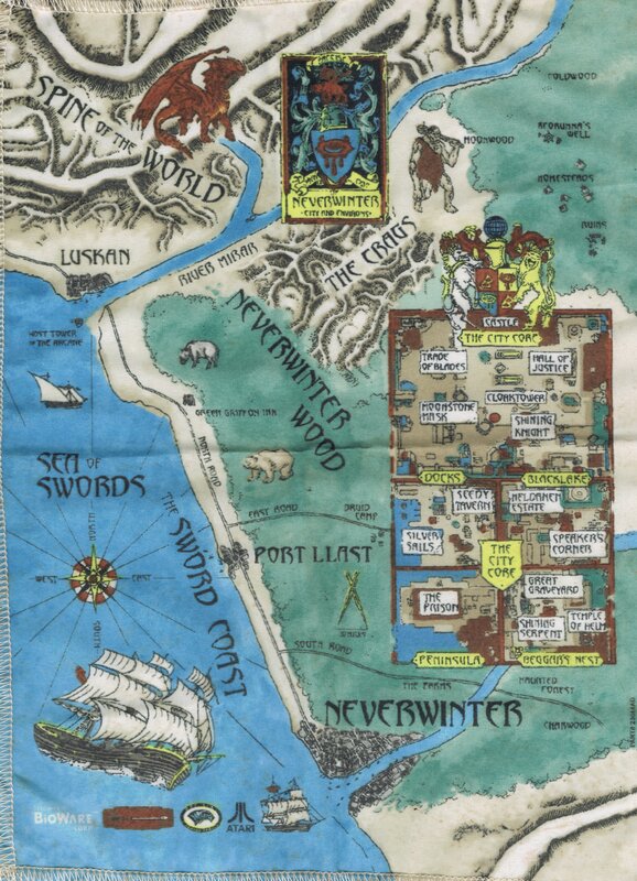 Neverwinter City Map