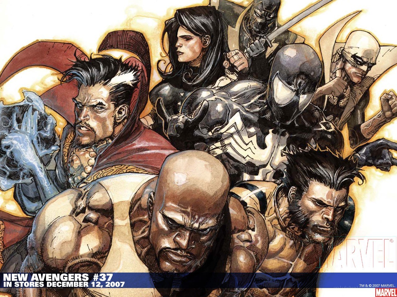New Avengers comic cover art