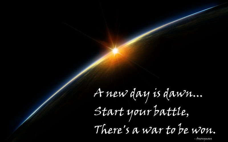 New day dawn quote