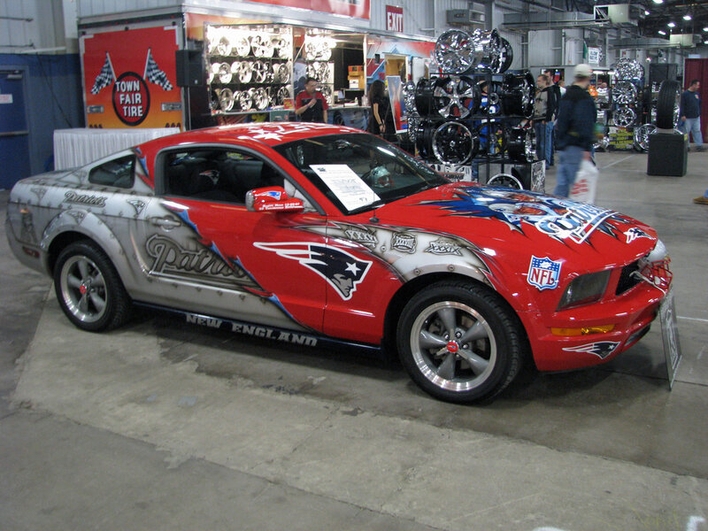 New England Patriots Ford Mustang