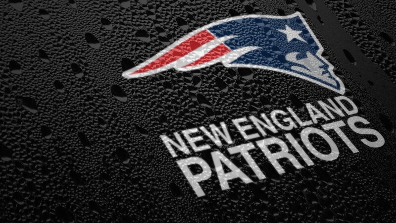 New England Patriots Logo — Black, Dramatic